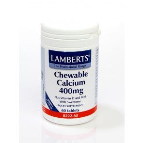 H01-8222/60 Lamberts Chewable Calcium 400mg*