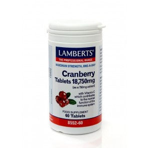 H01-8552/60 Lamberts Cranberry Tablets 18750mg*