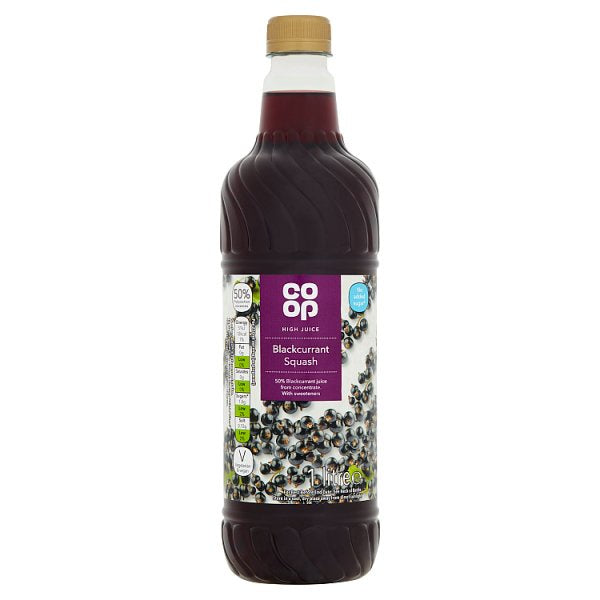 Co-op Blackcurrant High Juice 1L*