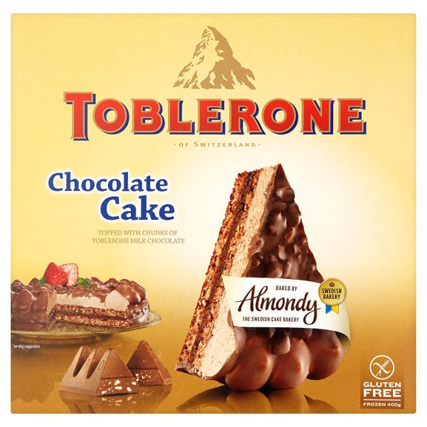 Almondy Toblerone Choc Cake 400g