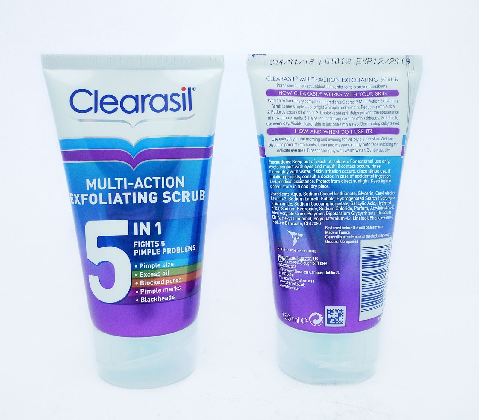 Clearasil 5IN1 Exfoliating Scrub 150ml *