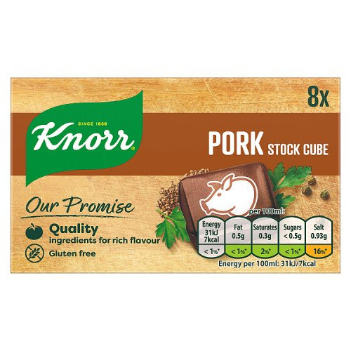 Knorr Stock Cubes Pork (8x10g)