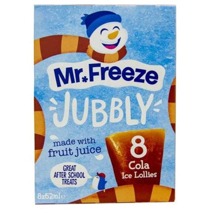 Mr Freeze Jubbly Ice Lollies Cola x 8* (ambient)