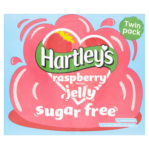 Hartleys Sugar Free Raspberry Jelly Sachet twin pack 23g