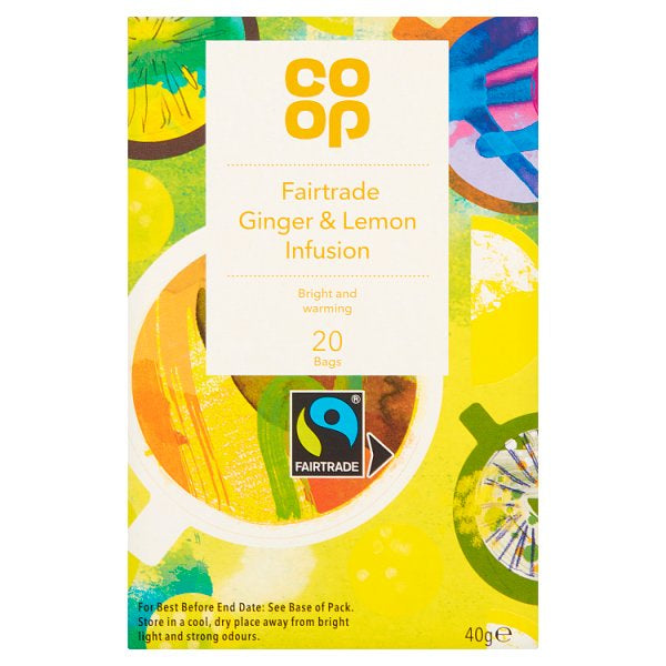 Co-op Lemon & Ginger Teabags 20pk