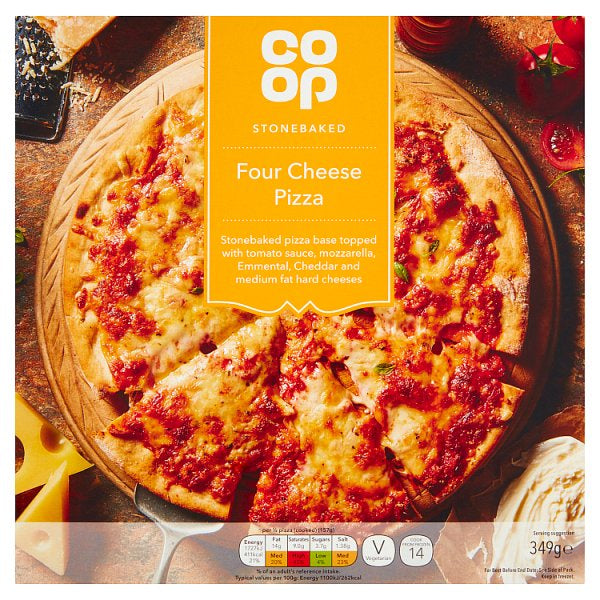 Co-op Four Cheese Pizza 349g