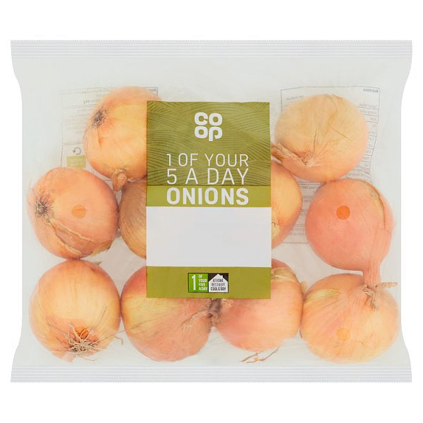 Co Op Brown Onions 750g