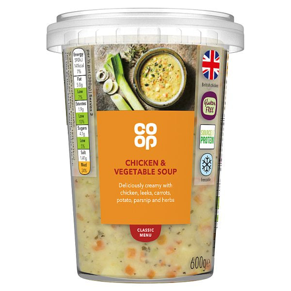 Co-op Chicken & Vegetable Soup 600g