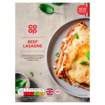 Co Op Beef Lasagne 375g