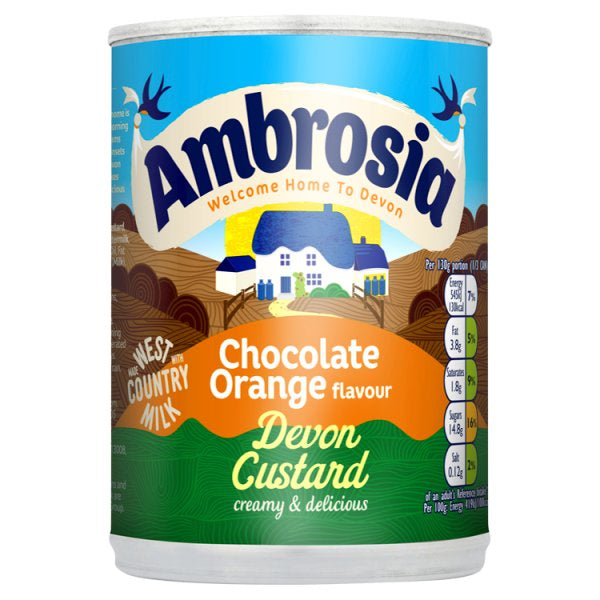 Ambrosia Choc Orange Custard 400g