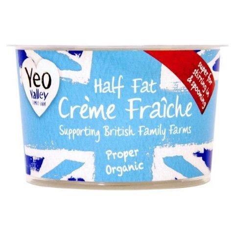 Yeo Valley Organic Half Fat Creme Fraiche 200g