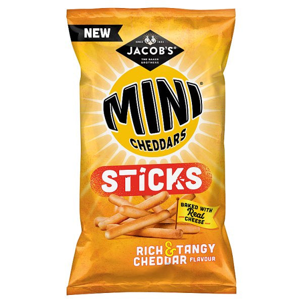 Jacobs Mini Cheddar Sticks Tangy Cheese 150g