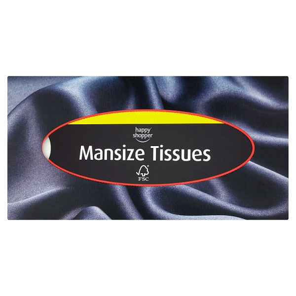 Happy Shopper Mansize Tissues 2-ply 100s*