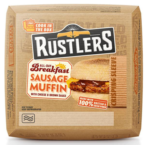 Rustlers Cook in Box Sausage Muffin 133g