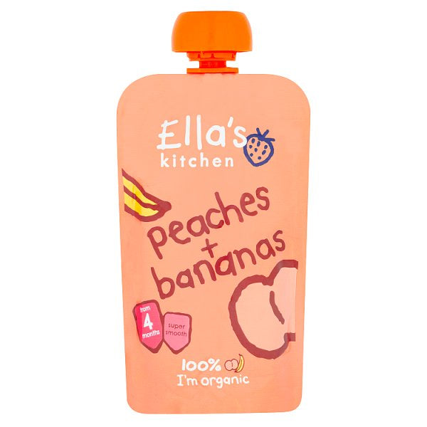 Ella's Kitchen Organic Stage 1 Peach & Banana 120g#