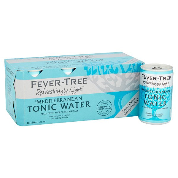 Fever-Tree Lt Mediterranean Tonic Water   8x150ml*#