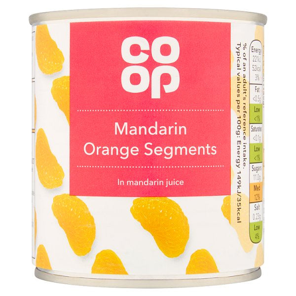 Co-op Mandarin Orange Segments in Juice 298g