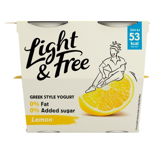 Danone Light & Free Lemon 4 x 115g