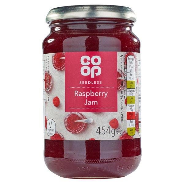 Co Op Raspberry Jam 454g