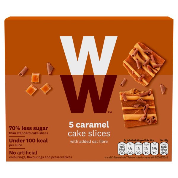 W/Watchers Caramel Cake Slices 5pk #