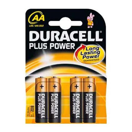 Duracell Plus Battery AA 4 Pack*