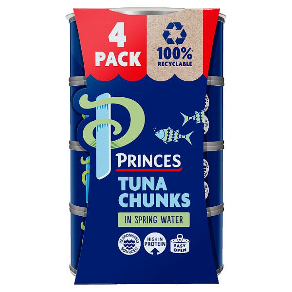 Princes Tuna Chunks in Spring Water 4x145g #