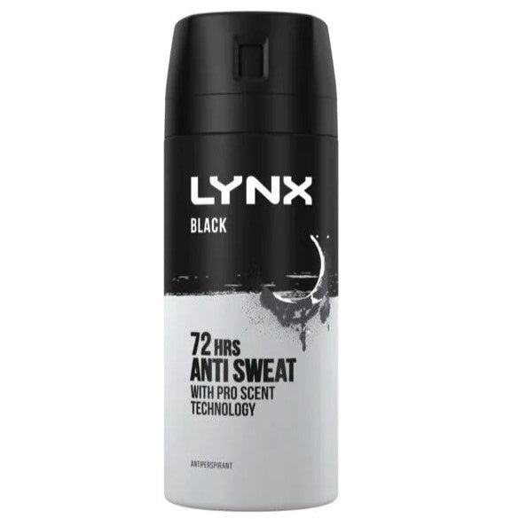 Lynx Anti-Persp Deodrant Black 150ml*#