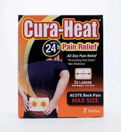 Cura-Heat Back Pain Max 2 Pouches*