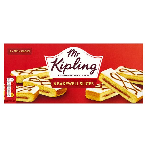 Mr Kipling Bakewell Slices 6pk#