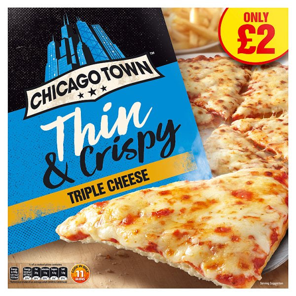 Chicago Town Triple Cheese Pizza Thin (305g) #