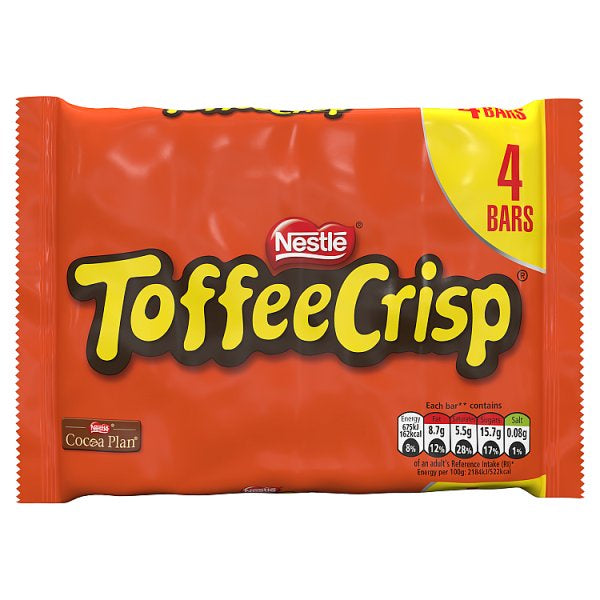 Nestle Toffee Crisp 4pk *