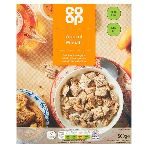 Co-op Apricot Fruit Wheats 500g