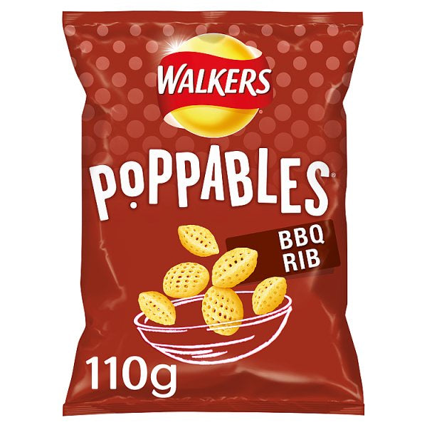 Walkers Poppables BBQ Rib (110g)*