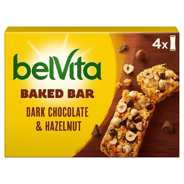 Belvita Baked Bar Chocolate & Hazelnut 4 pack