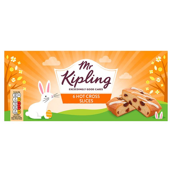 Mr Kipling Hot Cross Slices 6pk#