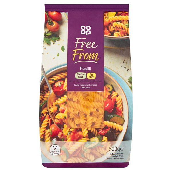 Co-op Free From Fusilli 500g