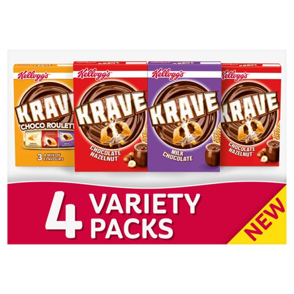 Kelloggs Krave Variety Pack 120g (4)