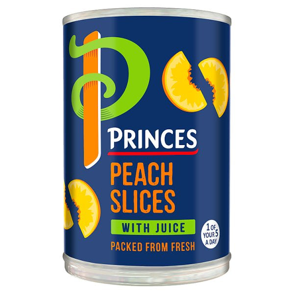 Princes Peach Slices with Juice Tin 410g