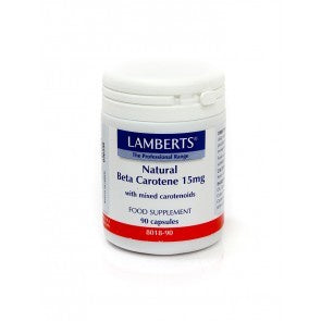 H01-8018/90 Lamberts Natural Beta Carotene 15mg*