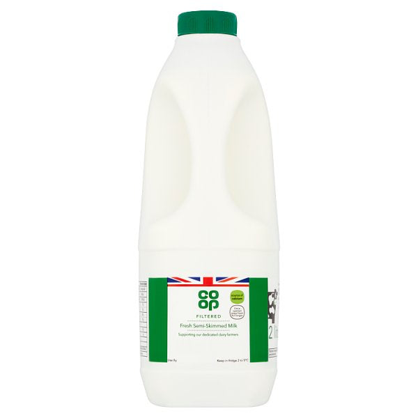 Co-op Filter Fresh Semi-Skimmed Milk 2L