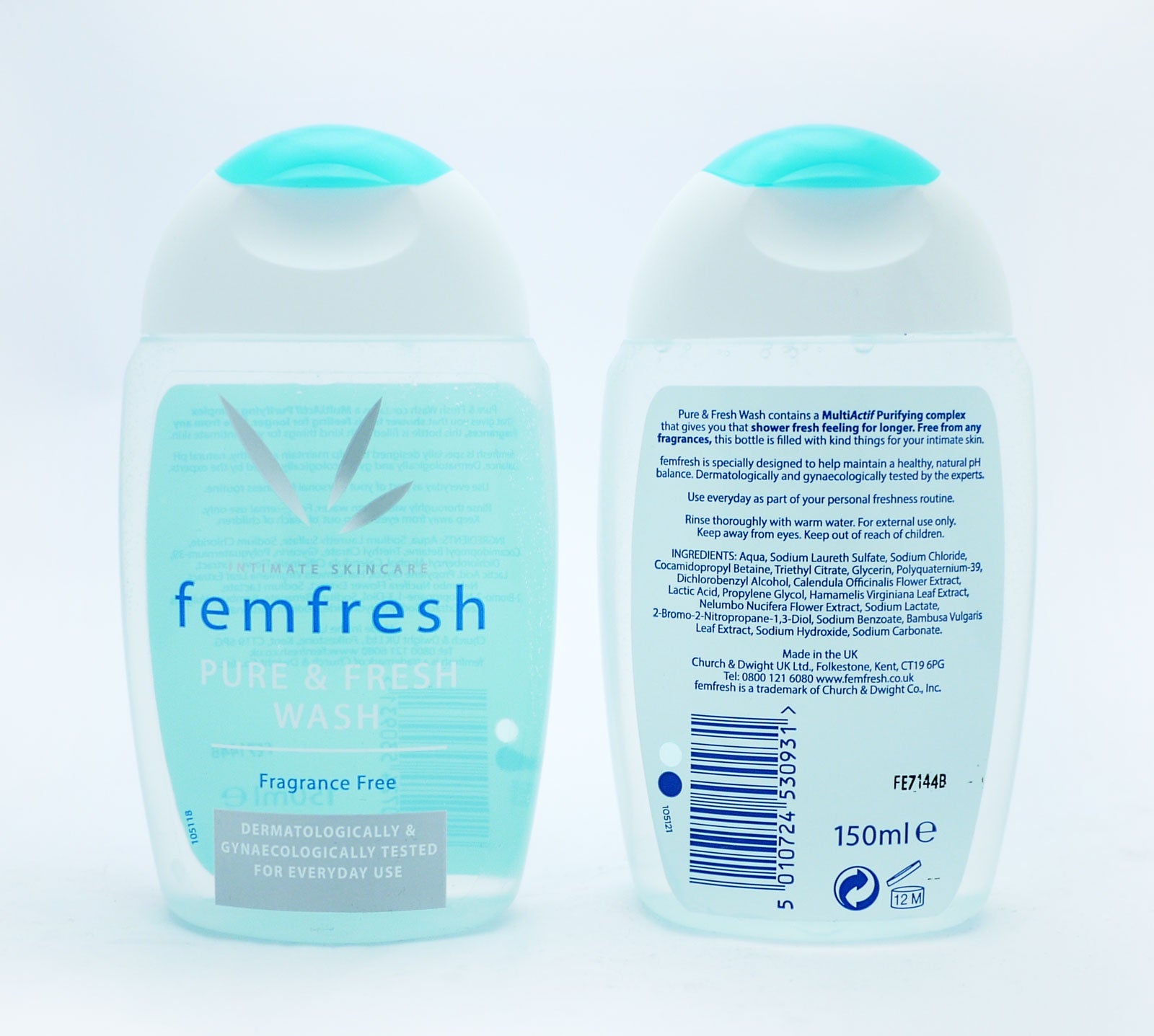 Femfresh Wash Fragrance Free 150ml *