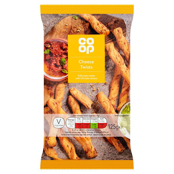 Co-op Cheese Twists 125g