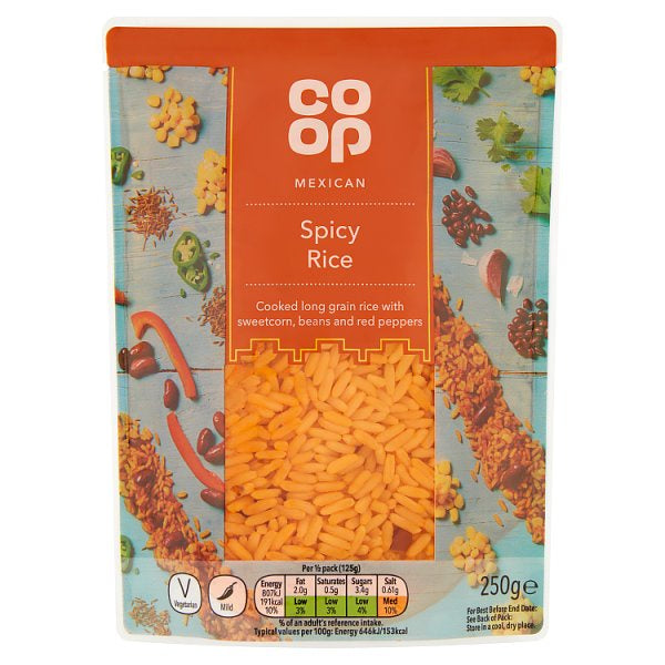 Co-op Mexican Microwave Rice 250g