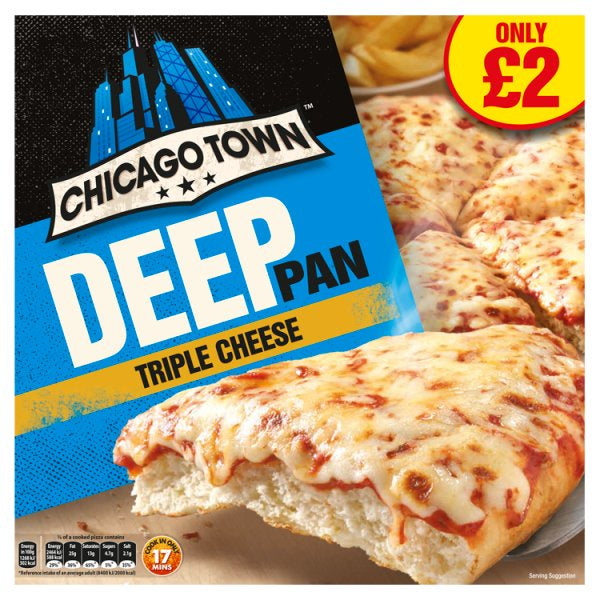 Chicago Town Deep Pan Triple Cheese 405g