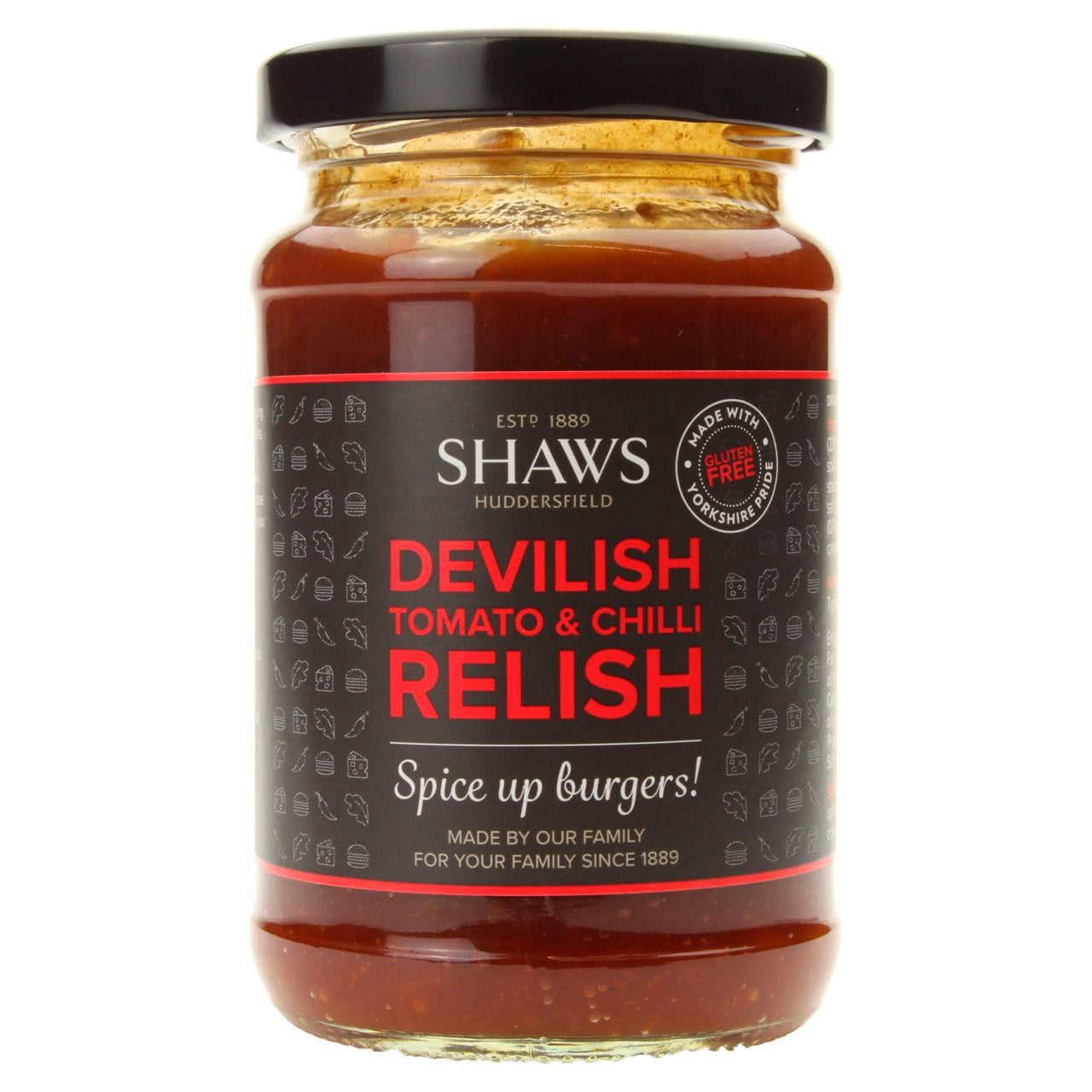 Shaws Devilish Chilli & Tomato Relish 300g