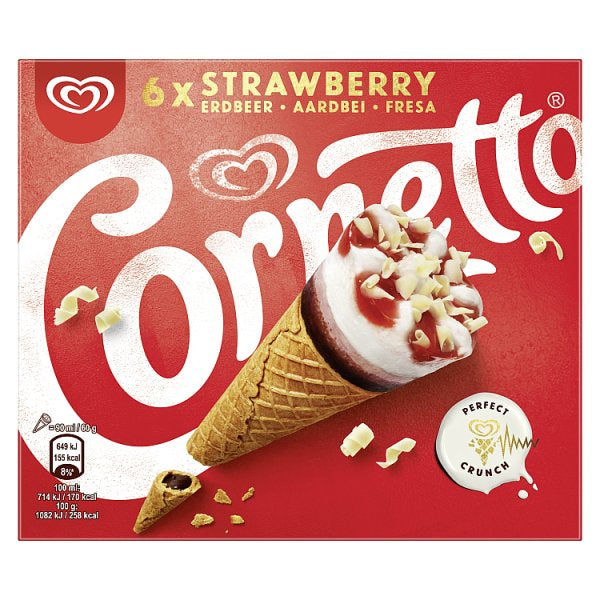 Cornetto Strawberry (6)*
