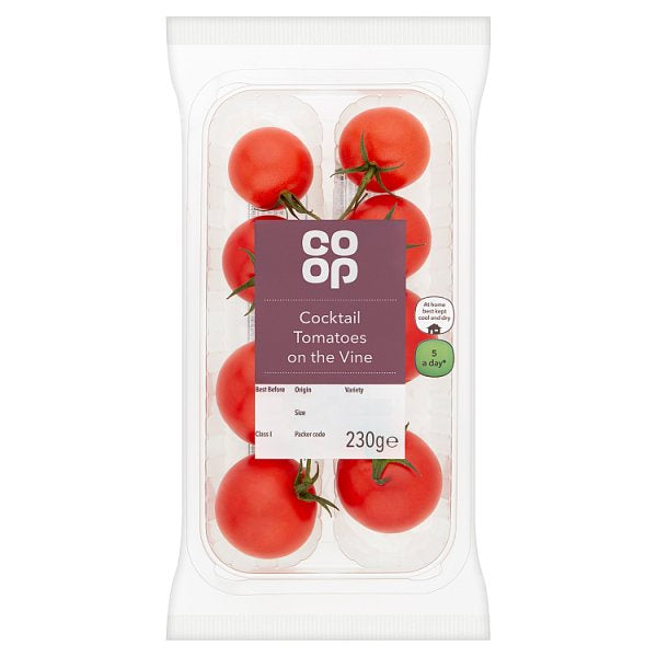 Co op Cocktail on the Vine Tomatoes 230g