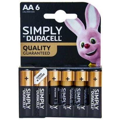 Simply by Duracell AA (6pk)*