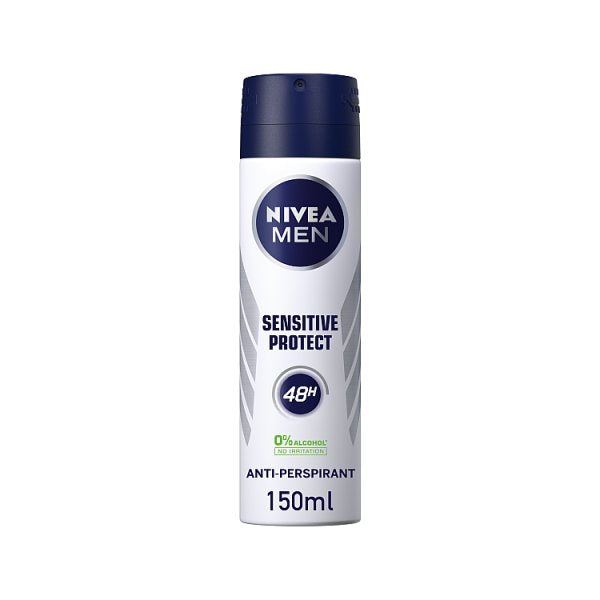 Nivea Anti-Perspirant Deodorant Mens Sensitive Protect 150ml*