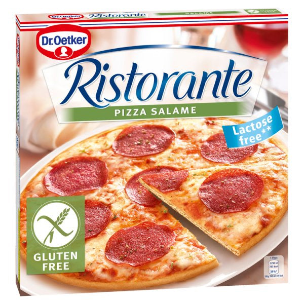 Dr O Ristorante Salame GF Frozen Pizza 315g